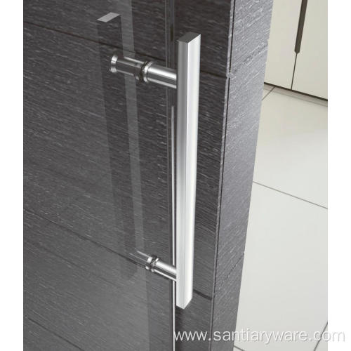 frameless single sliding door